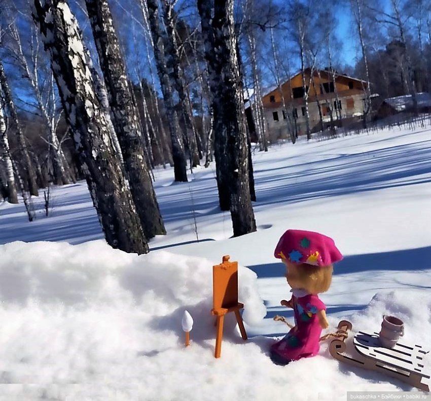 Зимний пленэр — Куклы Baboliy (Баболи