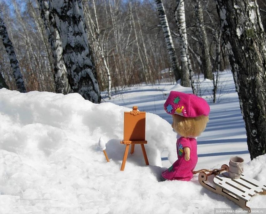Зимний пленэр — Куклы Baboliy (Баболи