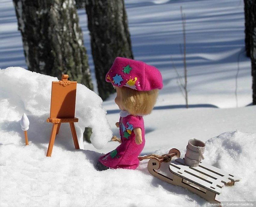 Зимний пленэр — Куклы Baboliy (Баболи