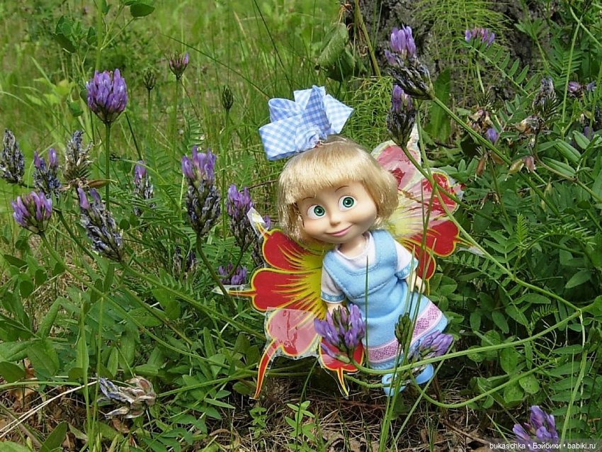 День феи — Куклы Маша и Медведь (Simba): Маша в кармашке (фото 2)