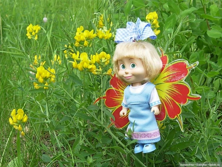 День феи — Куклы Маша и Медведь (Simba): Маша в кармашке (фото 4)