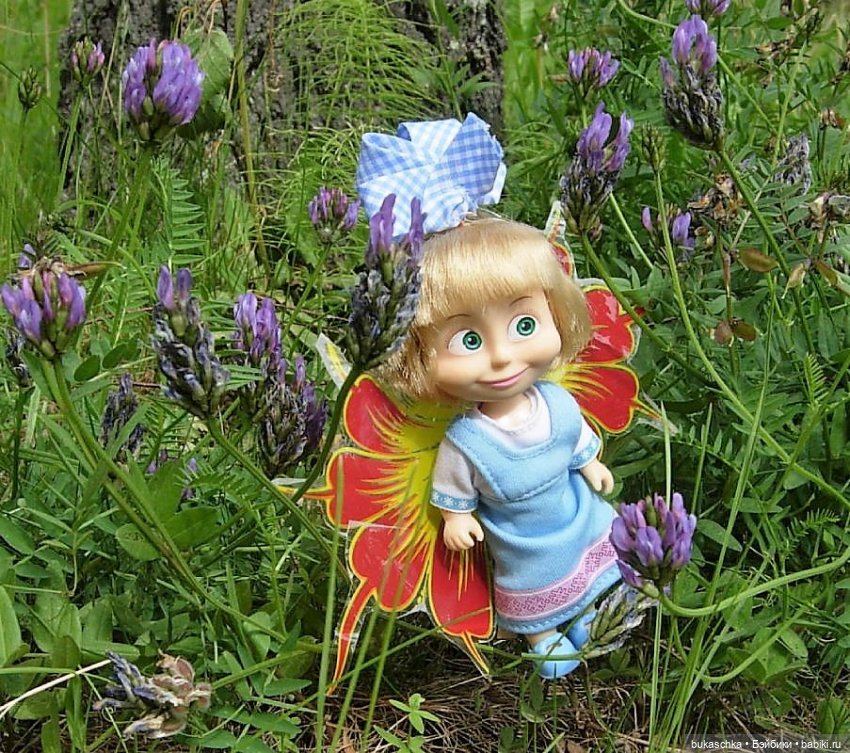 День феи — Куклы Маша и Медведь (Simba): Маша в кармашке