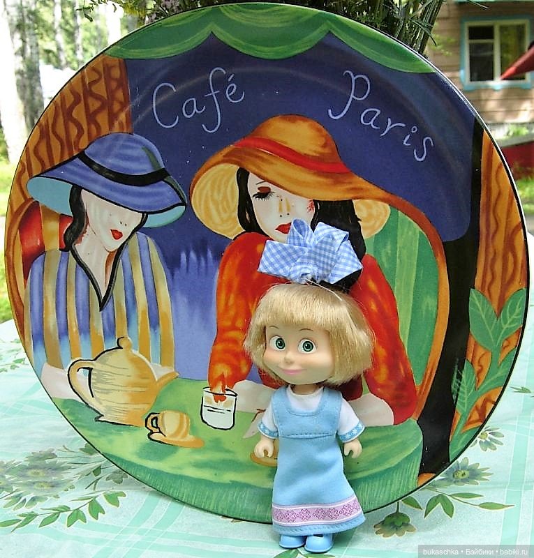 Cafe Paris — Куклы Маша и Медведь (Simba): Маша в кармашке