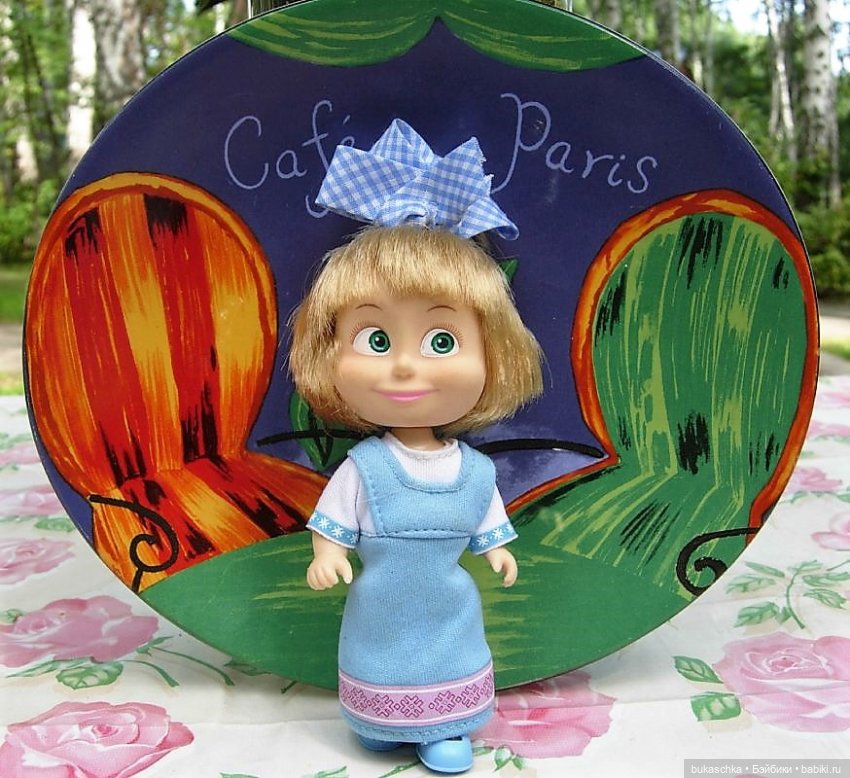 Cafe Paris — Куклы Маша и Медведь (Simba): Маша в кармашке