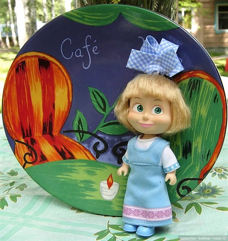 Cafe Paris — Куклы Маша и Медведь (Simba): Маша в кармашке