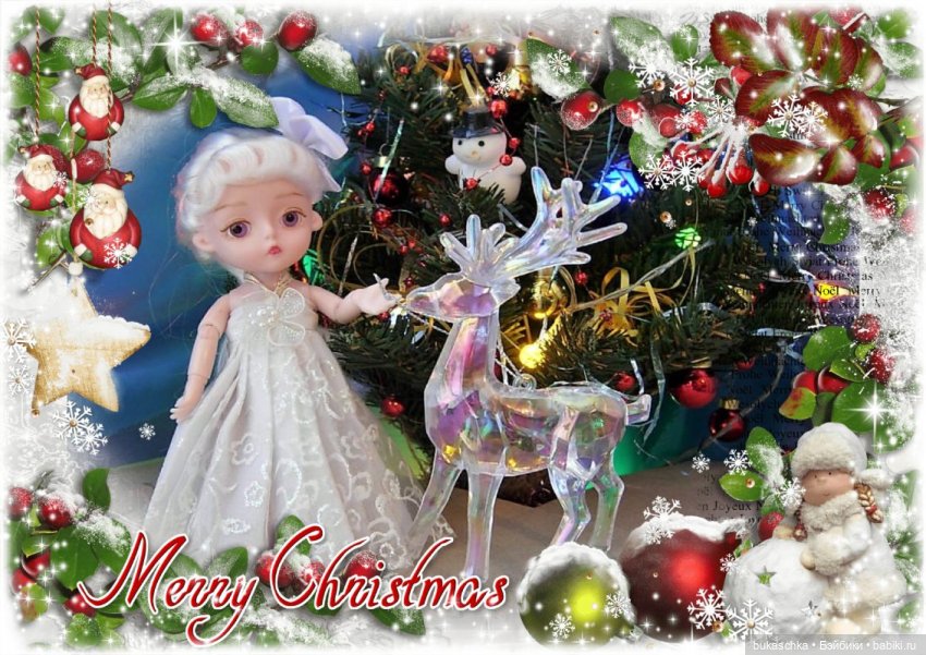 Лесной олень и новогодняя елка (фото 10)