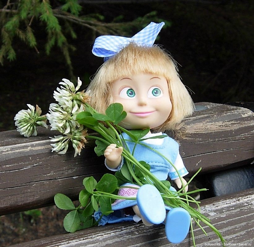 Машка и кашка — Куклы Маша и Медведь (Simba): Маша в кармашке (фото 6)