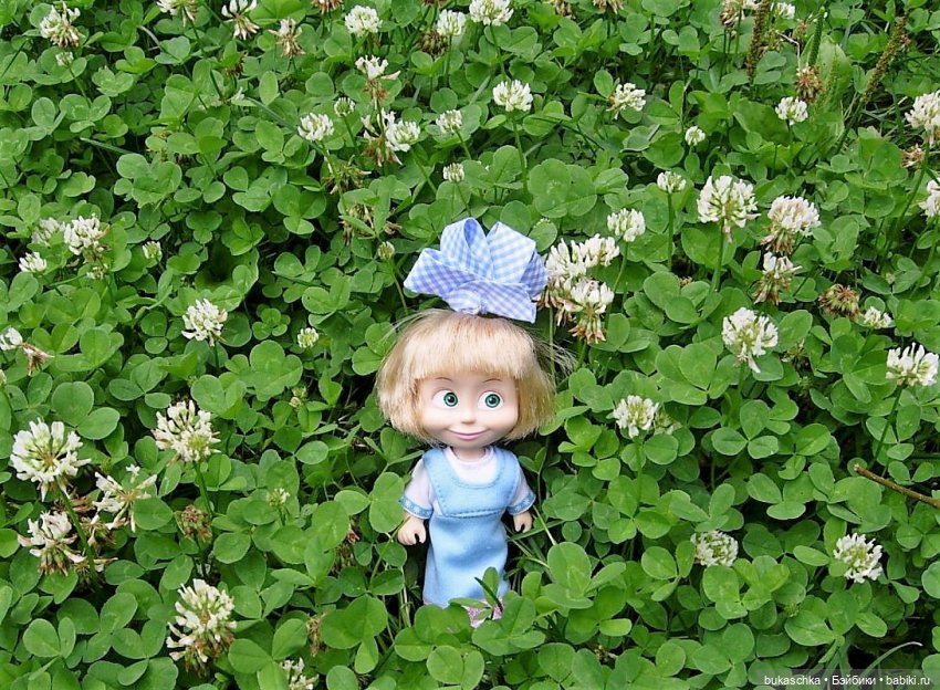 Машка и кашка — Куклы Маша и Медведь (Simba): Маша в кармашке