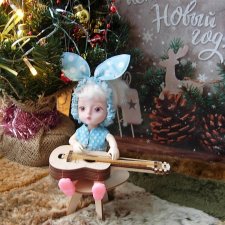 Детская елка. Песня зайчика