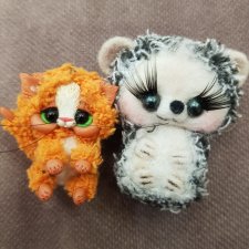 Продам котика и ёжечка-малыши