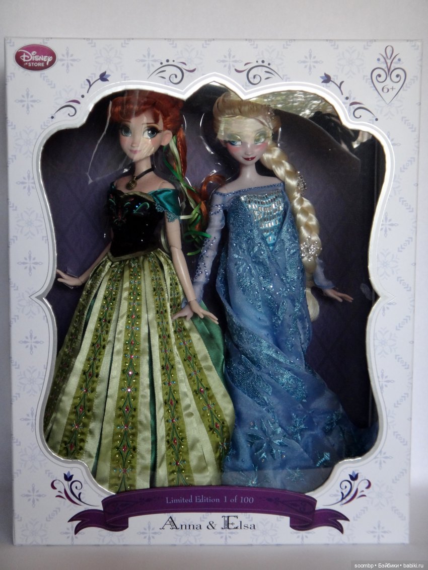 Каталог лимитированных кукол по мультфильму «Холодное сердце» от Дисней Стор 2013-2020/ Frozen Limited Edition dolls by