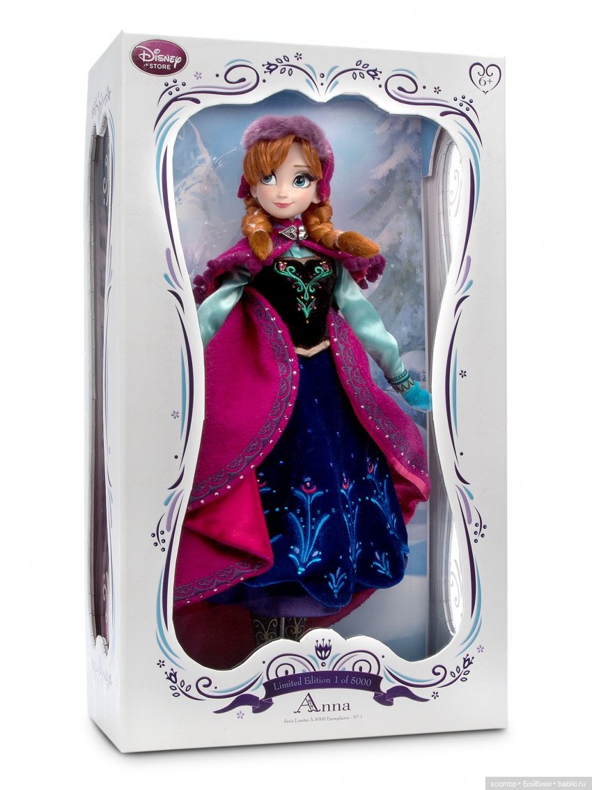 Каталог лимитированных кукол по мультфильму «Холодное сердце» от Дисней Стор 2013-2020/ Frozen Limited Edition dolls by