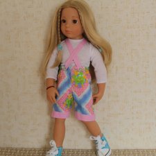 Летний комбинезон для кукол Готц 48-50 см