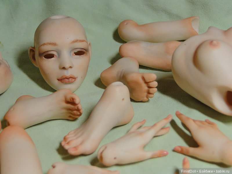 Как я делала Еву — Авторские шарнирные куклы своими руками: лепка (фото 6)