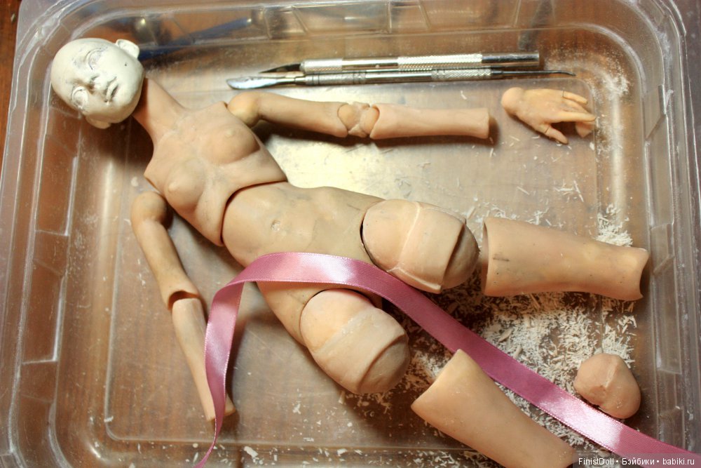 Как я делала Еву — Авторские шарнирные куклы своими руками: лепка