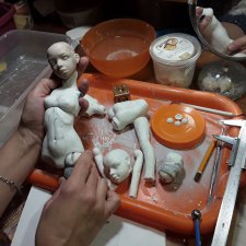 Процесс работы над двумя другими мастер-моделями