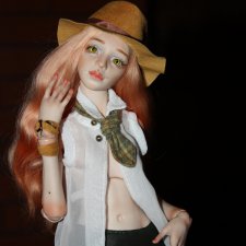 Фарфоровая шарнирная кукла Джессика