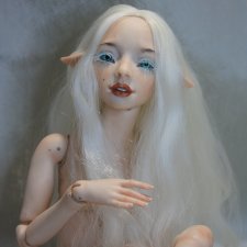 Работа над фарфоровой эльфиечкой Мирэль