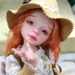 Авторская шарнирная кукла Сонечка серия "Крохи" в образе маленькой цветочной феи