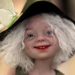 Авторская шарнирная кукла Стешка в образе маленькой цветочной феи Одуванчик