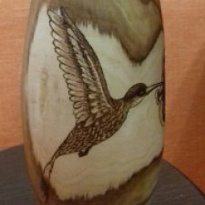 Первый опыт выжигания по дереву