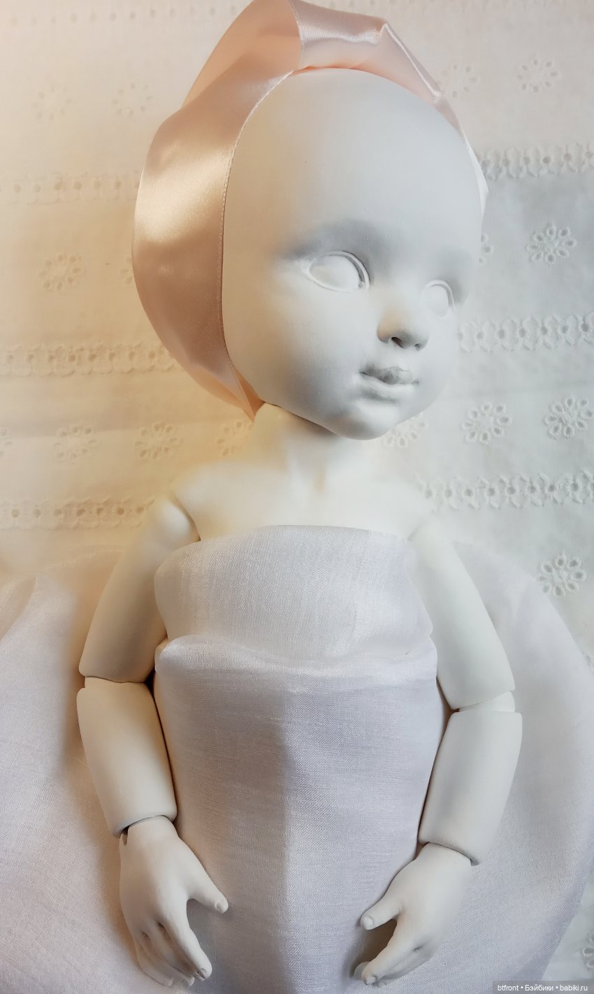 Будуарная кукла Розочка | Бэйбики Будуарная кукла Розочка — Лепка авторских кукол: полимерная глина (фото 8)