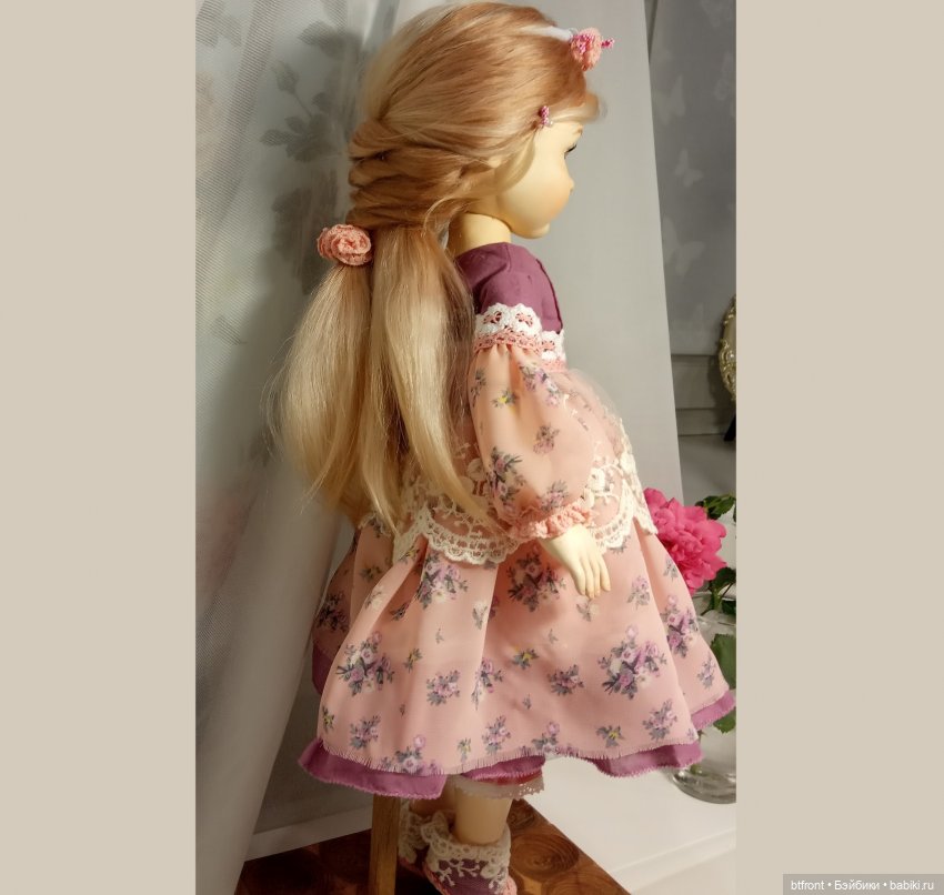 Будуарная кукла Розочка | Бэйбики Будуарная кукла Розочка — Лепка авторских кукол: полимерная глина (фото 4)