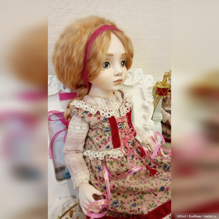 Будуарная кукла Алёнушка | Бэйбики Будуарная кукла Алёнушка — Лепка авторских кукол: полимерная глина (фото 3)