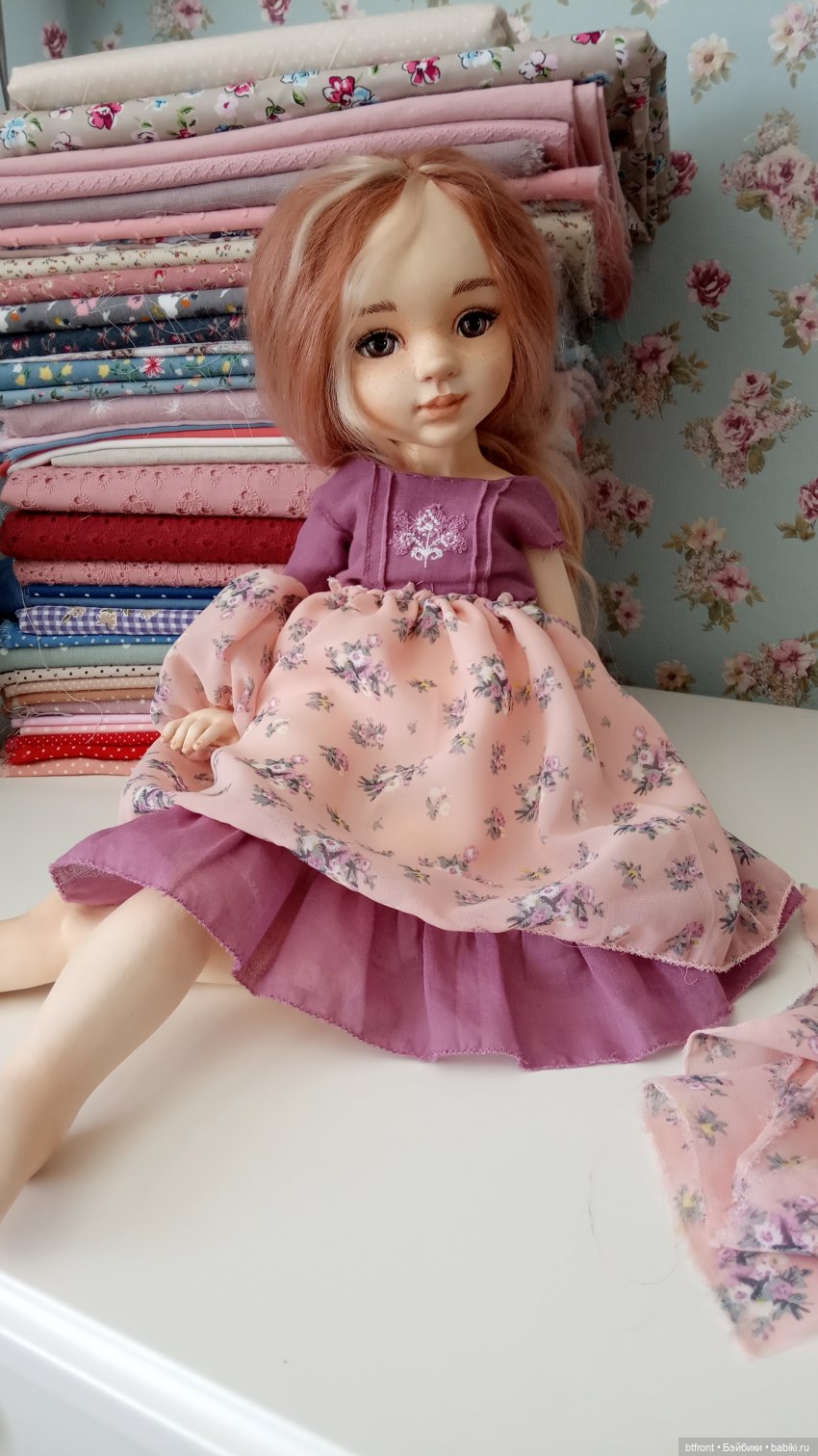 Будуарная кукла Розочка | Бэйбики Будуарная кукла Розочка — Лепка авторских кукол: полимерная глина