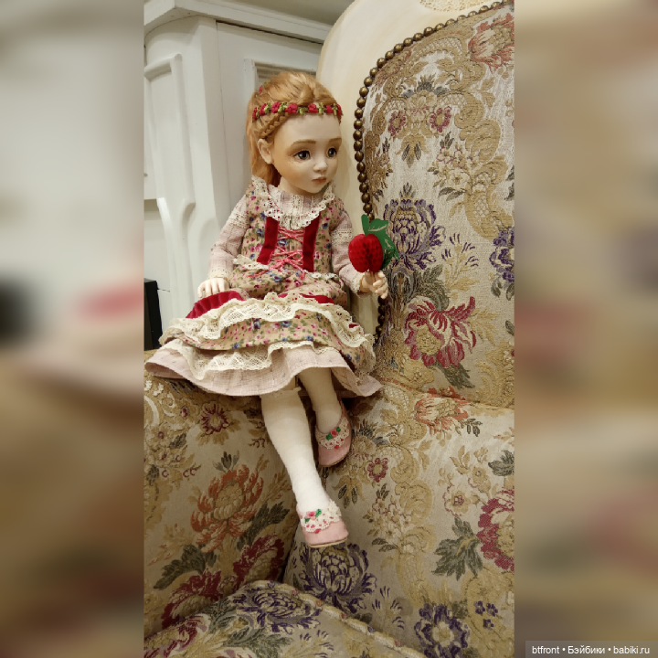Будуарная кукла Алёнушка | Бэйбики Будуарная кукла Алёнушка — Лепка авторских кукол: полимерная глина (фото 2)