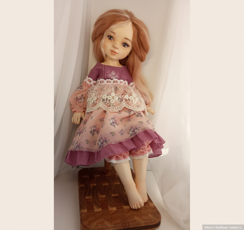Будуарная кукла Розочка | Бэйбики Будуарная кукла Розочка — Лепка авторских кукол: полимерная глина (фото 2)