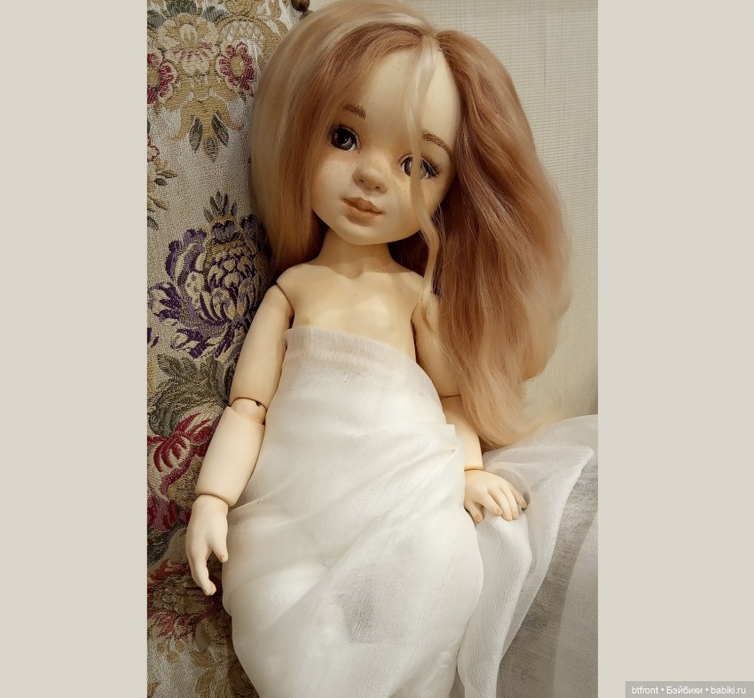 Будуарная кукла Розочка | Бэйбики Будуарная кукла Розочка — Лепка авторских кукол: полимерная глина (фото 6)