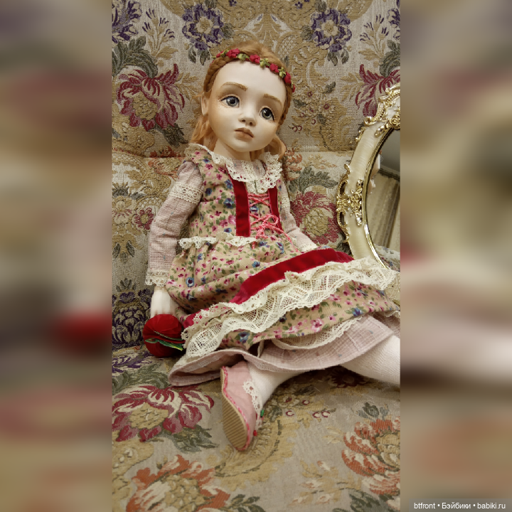 Будуарная кукла Алёнушка | Бэйбики Будуарная кукла Алёнушка — Лепка авторских кукол: полимерная глина (фото 5)