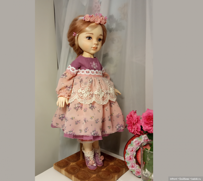 Будуарная кукла Розочка | Бэйбики Будуарная кукла Розочка — Лепка авторских кукол: полимерная глина (фото 3)