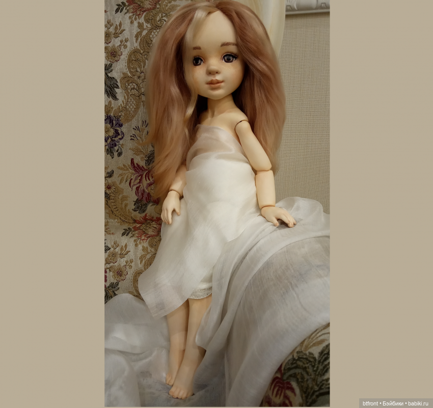 Будуарная кукла Розочка | Бэйбики Будуарная кукла Розочка — Лепка авторских кукол: полимерная глина (фото 5)