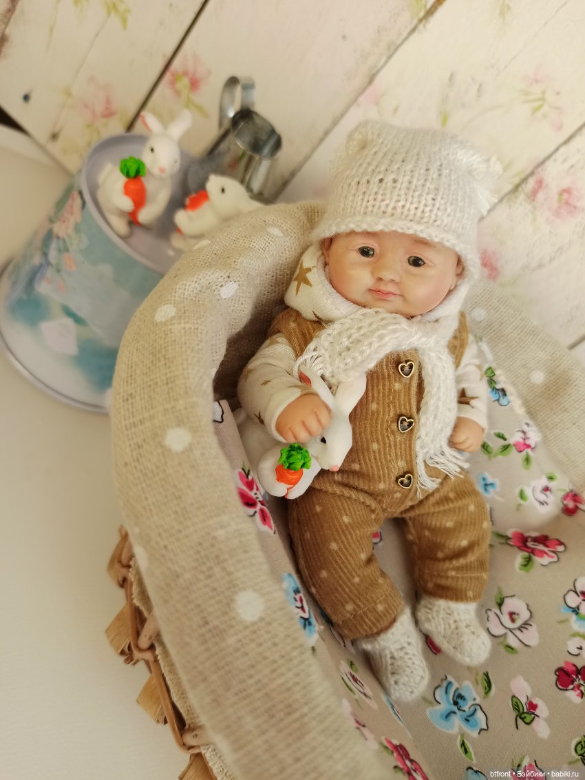 Малыш-крепыш Ванечка | Бэйбики Малыш-крепыш Ванечка — Лепка авторских кукол: полимерная глина (фото 3)
