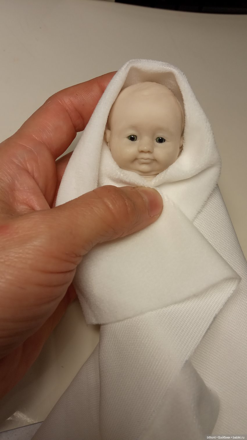 Малыш-крепыш Ванечка | Бэйбики Малыш-крепыш Ванечка — Лепка авторских кукол: полимерная глина (фото 6)