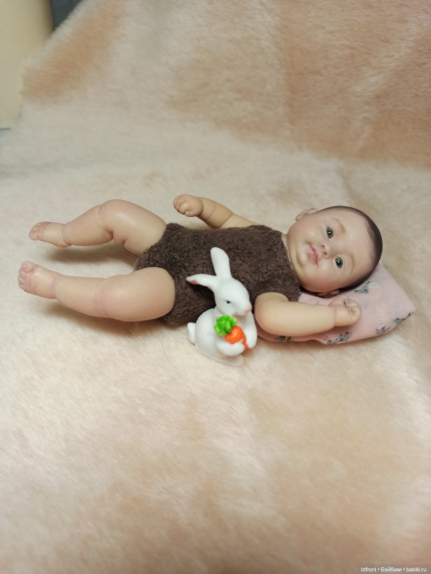 Малыш-крепыш Ванечка | Бэйбики Малыш-крепыш Ванечка — Лепка авторских кукол: полимерная глина (фото 5)