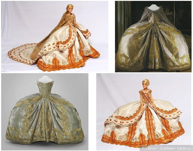 Русская мода в эпоху правления Елизаветы Петровны. 18 век