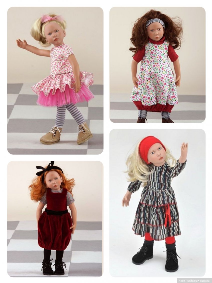 Молды Zwergnase junior 50 см кукол. Часть 1. Молды 01-13 или 2003 - 2015 гг