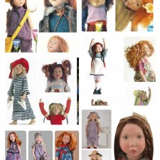 Молды Zwergnase junior 50 см кукол. Часть 1. Молды 01-13 или 2003 - 2015 гг