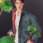 Джинсовая рубашка 1/4