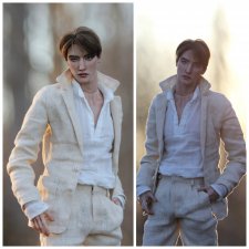 Льняной комплект для 1/4 bjd парней