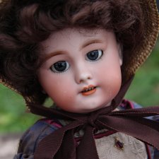 Antique French doll DEP tête jumeau 46 cm/18"-маленькая хитруля Соня