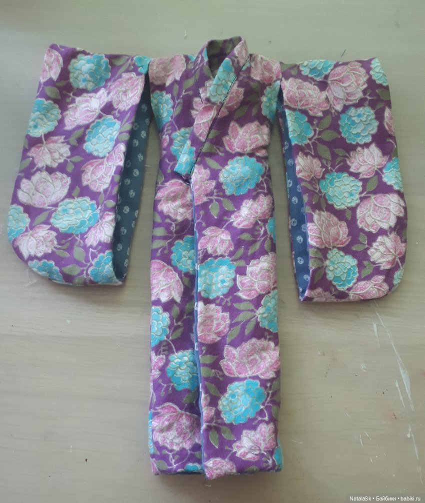 Пошив кимоно и хакамы — Выкройки для Барби и фэшн (фото 3)