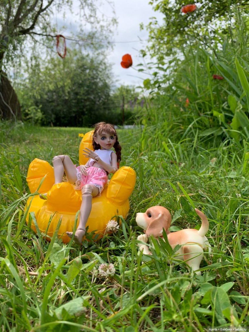 Летние каникулы Лилу — Домашние фото авторских кукол: личные коллекции