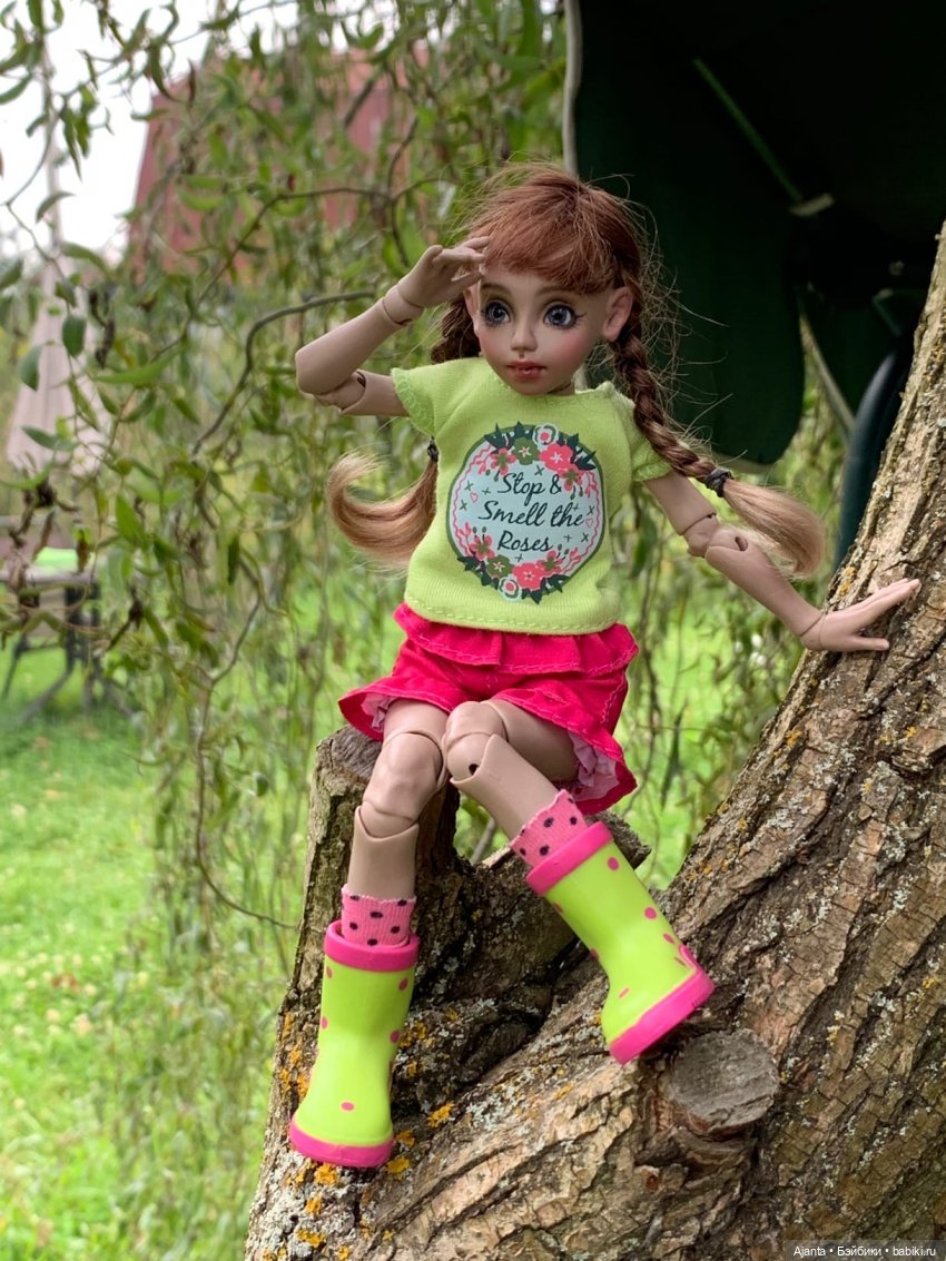 Летние каникулы Лилу — Домашние фото авторских кукол: личные коллекции