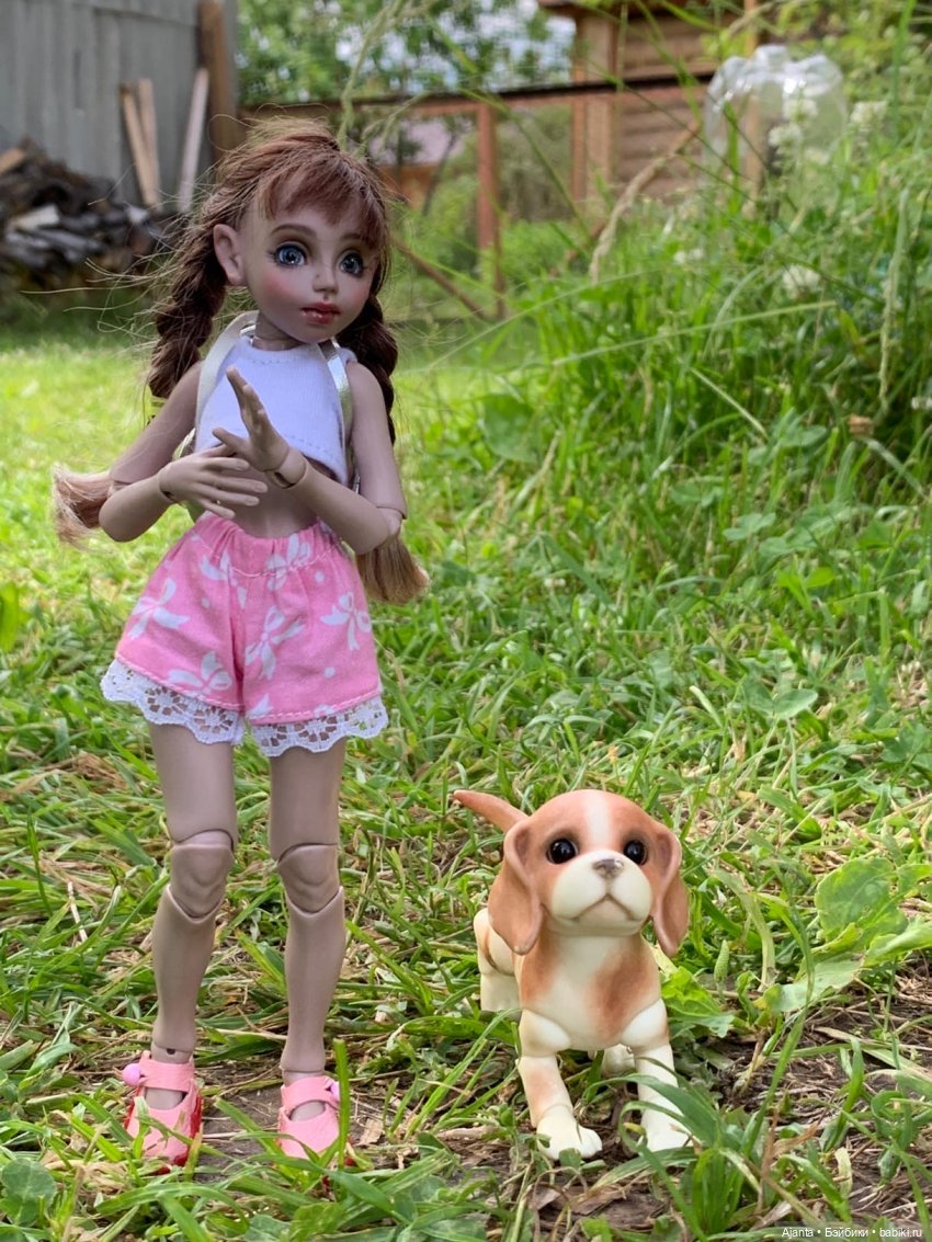 Летние каникулы Лилу — Домашние фото авторских кукол: личные коллекции