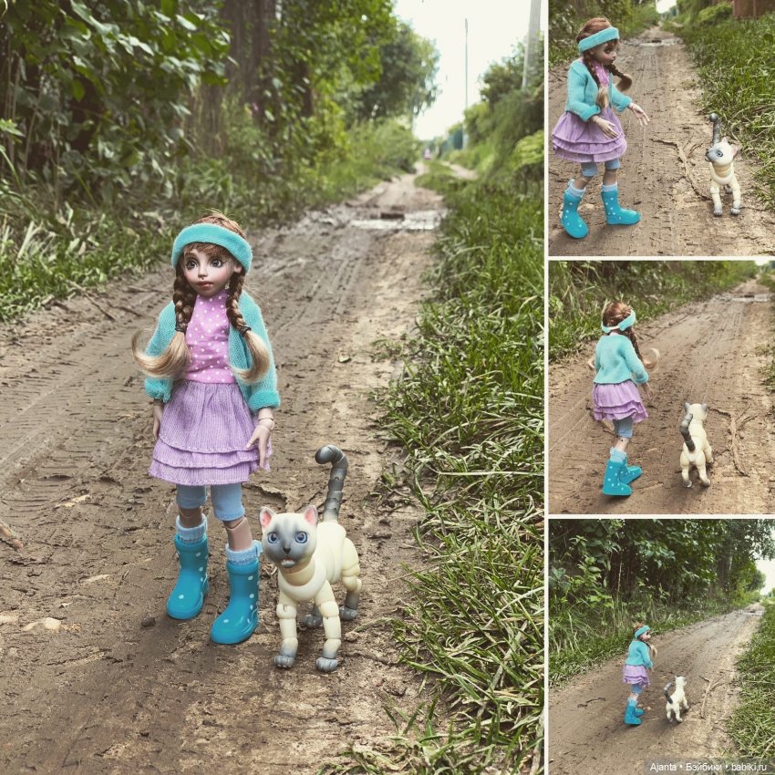 Летние каникулы Лилу — Домашние фото авторских кукол: личные коллекции
