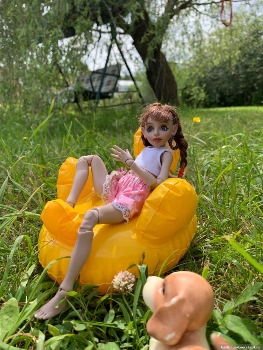 Летние каникулы Лилу — Домашние фото авторских кукол: личные коллекции